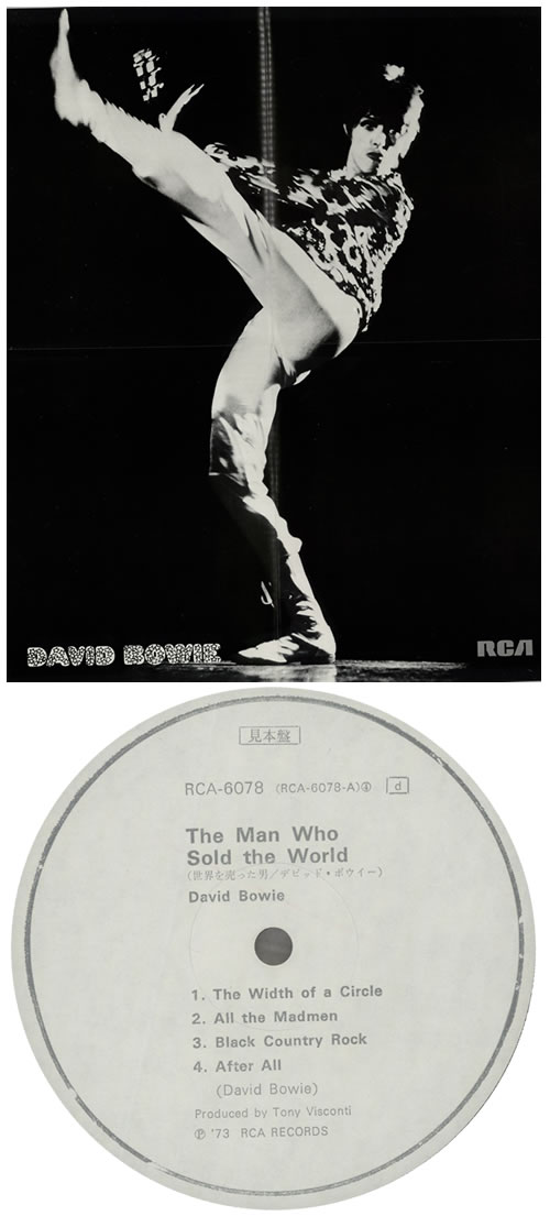 David Bowie The Man Who Sold The World + Poster Japanese